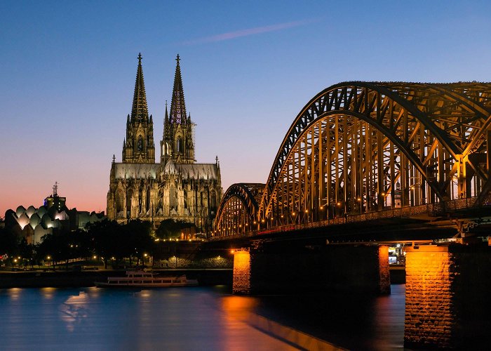 Hohenzollern Bridge The Hohenzollern Bridge: The most important railway bridge and ... photo