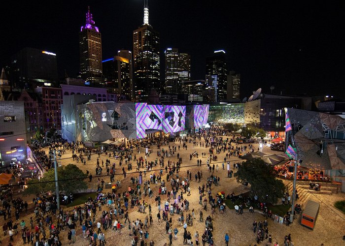 Federation Square Federation Square Melbourne, Victoria, Australia - Landmark Review ... photo