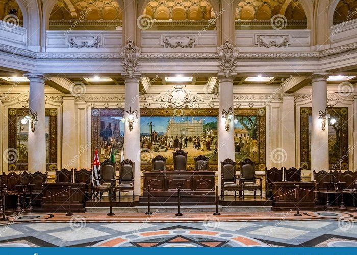 Brazilian Coffee Museum Interior of Coffee Museum Museu Do Cafe Former Coffee Stock ... photo