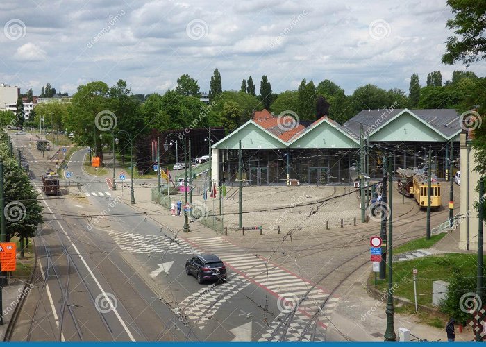 Brussels Tram Museum Thuin - June 11: Old Heritage Streetcar Tramway in Front of Tram ... photo