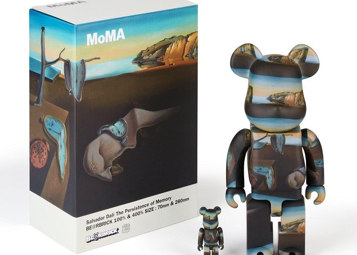 Museum of Modern Art MoMA BE@RBRICK Salvador Dalí Collectible Figures - 100% & 400% Set ... photo