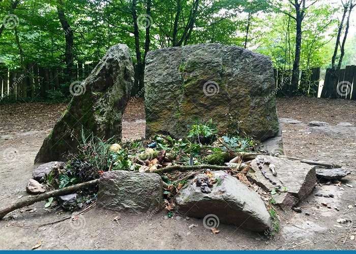 Merlin's Tomb Merlin forest stock photo. Image of brittany, destination - 80683210 photo