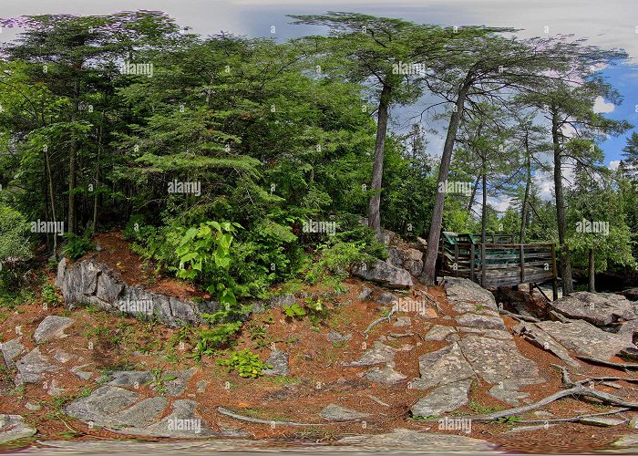 Parc des Chutes Dorwin 360° view of Rapids at Parc des Chutes-Dorwin - Alamy photo