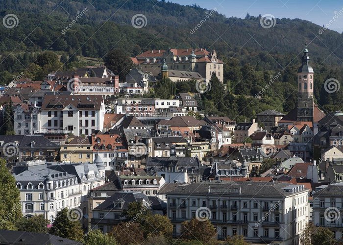 Collegiate Church Old Town of Baden Baden, Baden-Wuerttemberg, Germany Editorial ... photo