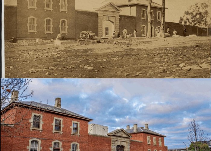 Ulumbarra Theatre 1861 vs 2021 Bendigo Gaol (now Ulumbarra Theatre) : r ... photo