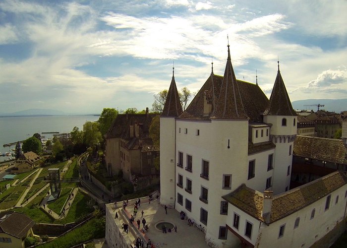 Chateau de Nyon Château de Nyon (Switzerland) - Drone Photography photo