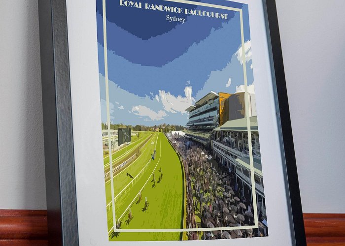 Randwick Racecourse Randwick Racecourse Print Canvas Poster Sydney Horse Racing the ... photo