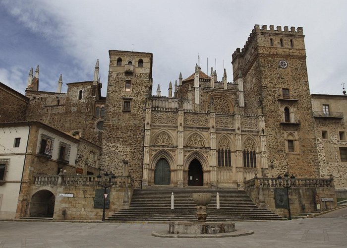 Royal Monastery of Santa Maria de Guadalupe Guadalupe, home to the patron saint of the Spanish-speaking world ... photo