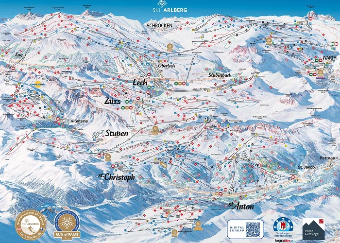 Ski Arlberg St Anton am Arlberg Ski Map Free Download photo