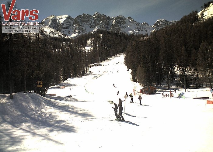 La Foret Blanche Webcam Ski Run Les Claux • Hautes-Alpes • Panorama photo