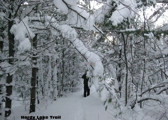 Hardy Lake Provincial Park Nice winter walk at Hardy Lake Provincial Park, Torrance, Muskoka ... photo