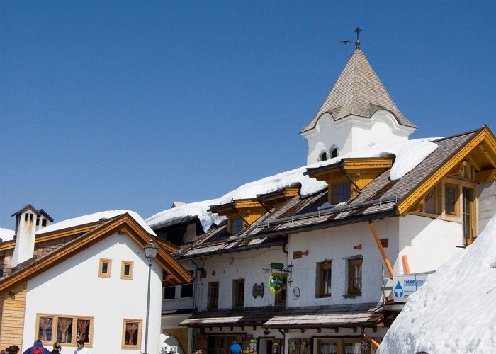 Mount Lussari Cable Car Visit And Explore The Monte Lussari Sanctuary above Tarvisio, Italy photo