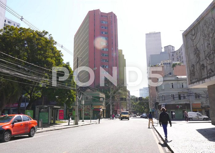 Guaira Theatre City center in Curitiba Brazil Guaira Th... | Stock Video | Pond5 photo