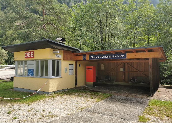 Bahnhof Obertraun-Dachsteinhöhlen railway station Obertraun Koppenbrüllerhöhle photo