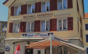 Pizzeria-Pension Gambrinus Hotel Walzenhausen Exterior photo