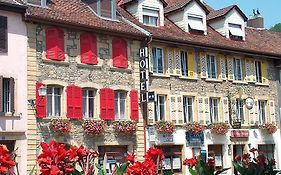 Hotel De La Croix-Blanche Cressier Exterior photo