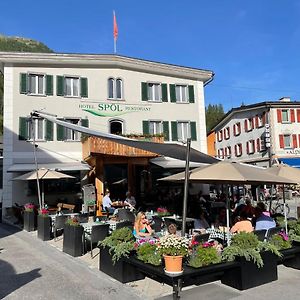 Hotel Spoel Restaurant Zernez Exterior photo