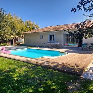 Maison Familiale Au Calme Avec Piscine Securisee Villa Le Barp Exterior photo