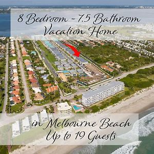 Wonderful 8Bd7Ba Melbourne Beach W Pool Dock & Beach Villa Exterior photo