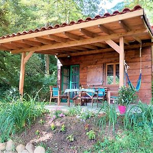 Cabane Dans Les Bois Avec Vue Sur Les Pyrenees Villa Saint-Laurent-de-Neste Exterior photo