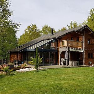 Chalet De Charme Avec Sauna Et Piscine Couverte, Proche De Vichy, Tout Confort, Animaux Acceptes - Fr-1-489-370 Villa Saint-Remy-en-Rollat Exterior photo