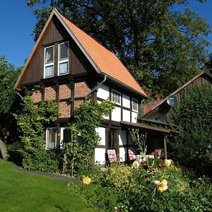 Zum Ferienhaus Umgebauter, Historischer Speicher, Mit Terrasse Und Garten In Ruhiger, Idyllischer Lage Wienhausen Exterior photo