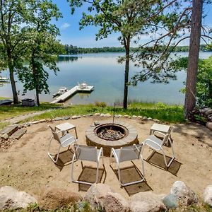 Waterfront Pequot Lakes Cabin Fire Pit And Views! Villa Exterior photo