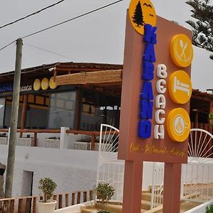 Kabano Beach Auberge Cafe Restaurant Moulay Bousselham Exterior photo