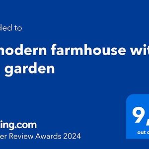 A Modern Farmhouse With Big Garden Villa Trapeza  Exterior photo