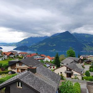 Two-Bedroom Apartment For 4-5 Guests With Lake And Mountain Views Emmetten Exterior photo