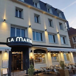 Le Grand Hotel De La Marine Port-en-Bessin-Huppain Exterior photo