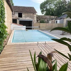 Maison 12-14 Pers. Avec Piscine Au Coeur De La Nature Villa Vouneuil-sur-Vienne Exterior photo