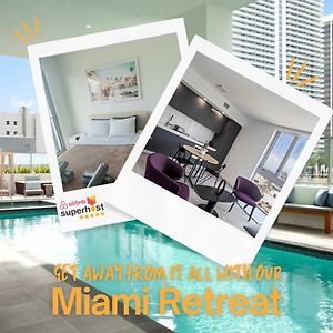 High Floor Heart Of Downtown Miami 2 Bed Heated Pool & Gym Villa Exterior photo