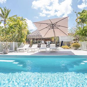 Coconut Bay Paradise: Beachfront Family Retreat with Pool & Private Pier Villa Les Trois-Ilets Exterior photo