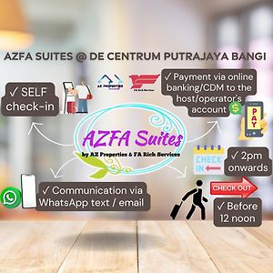 Azfa Suites At De Centrum Putrajaya Bangi Free Wifi Kampong Sungai Kembong Hilir Exterior photo