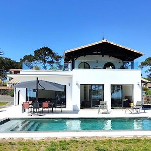 Villa 12 Pers Avec Piscine Chauffee Et Vue Exceptionnelle, Premiere Ligne Bassin D'Arcachon - Fr-1-736-32 Lege-Cap-Ferret Exterior photo