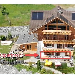 Alpine Chalet With Natural Pool Apartment Eschen Exterior photo