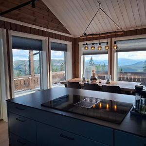 Cabin With An Amazing View At Lifjell Villa Exterior photo