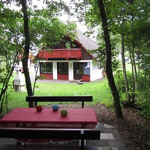 Familienfreundliches Ruhiges Ferienhaus In Feriendorf Silbersee Mit Offenem Kamin Villa Frielendorf Exterior photo