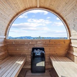 Þingvallavatn Hot Tub Sauna 2024 Built Cabin Veithilundur Exterior photo
