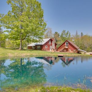 Unique Maine Log Cabin With Trout Ponds And Sauna! Villa Freedom Exterior photo