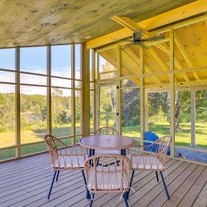 Bayfront Steuben Home With Screened Porch And Fire Pit Exterior photo