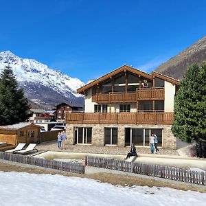 Chalet Wiesengrund Enzian Alpenrose Apartment Saas-Almagell Exterior photo