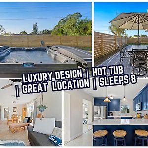 Luxury Design, Hot Tub, Close Proximity To Beach Villa Melbourne Exterior photo