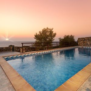 Sea-Sunset Views Villa Lefkothea With Private Pool Near Elafonissi Amigdhalokefali Exterior photo