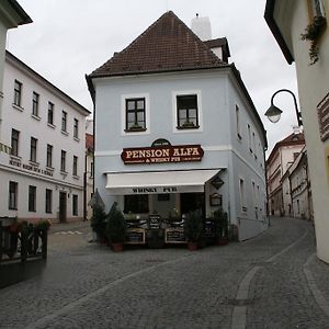 Pension Alfa & Whisky Pub Hotel Tabor Exterior photo