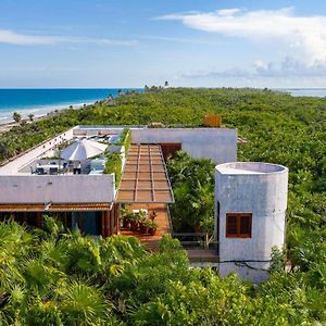 Beachfront Villa In The Middle Of Jungle! Tulum Exterior photo